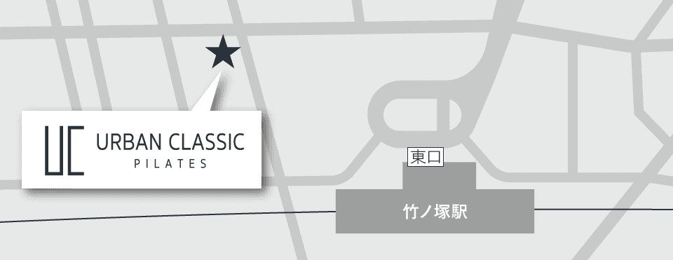 URBAN CLASSIC PILATES 竹ノ塚周辺のマップ